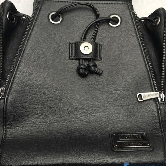 Loungefly Disney Marvel The Punisher Mini Backpack/cross Body - Picture 6 of 8